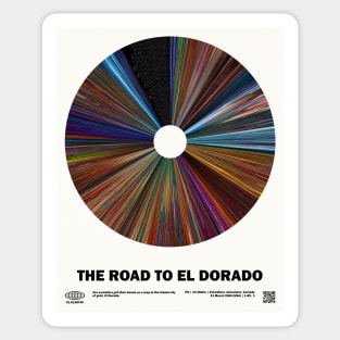 minimal_The Road to El Dorado Warp Barcode Movie Sticker